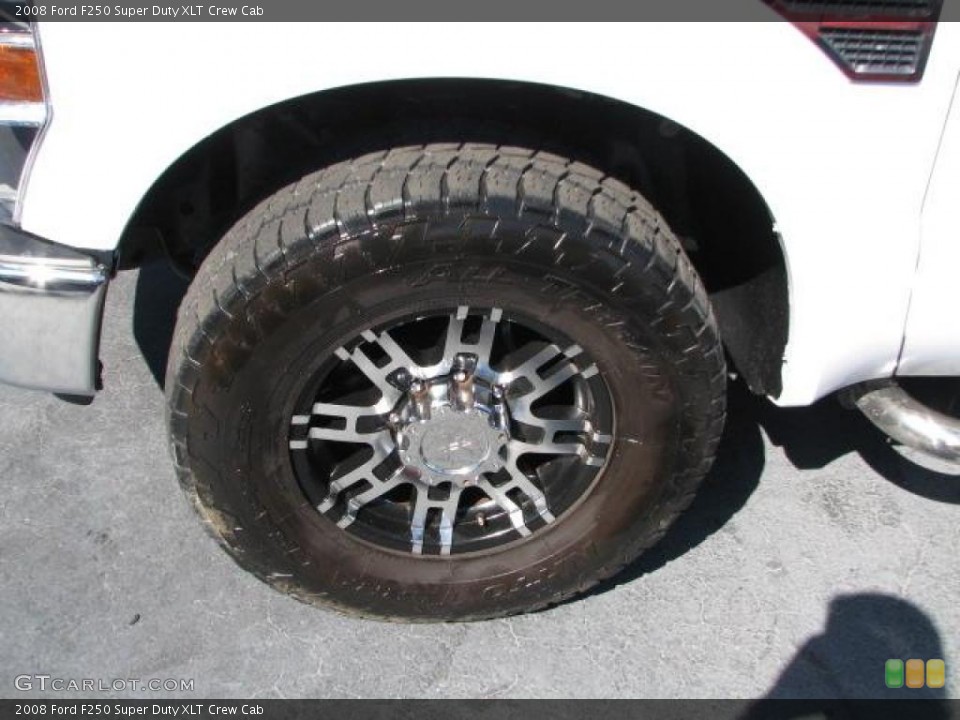 2008 Ford F250 Super Duty Custom Wheel and Tire Photo #45384810