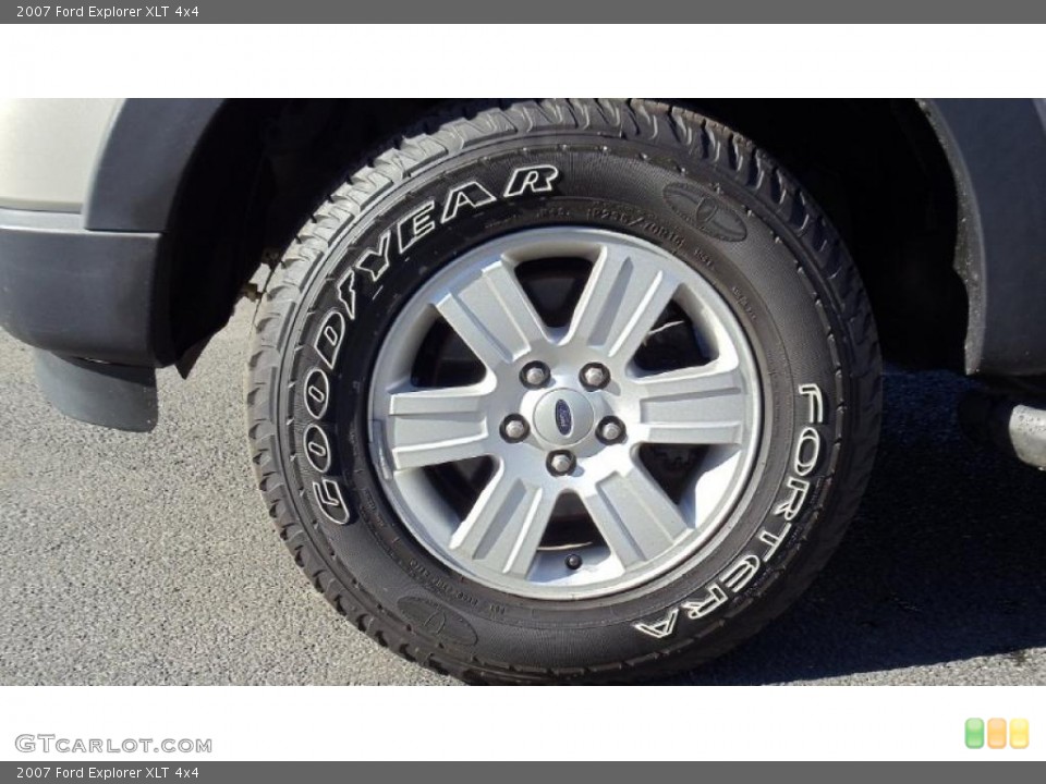 2007 Ford Explorer XLT 4x4 Wheel and Tire Photo #45388498