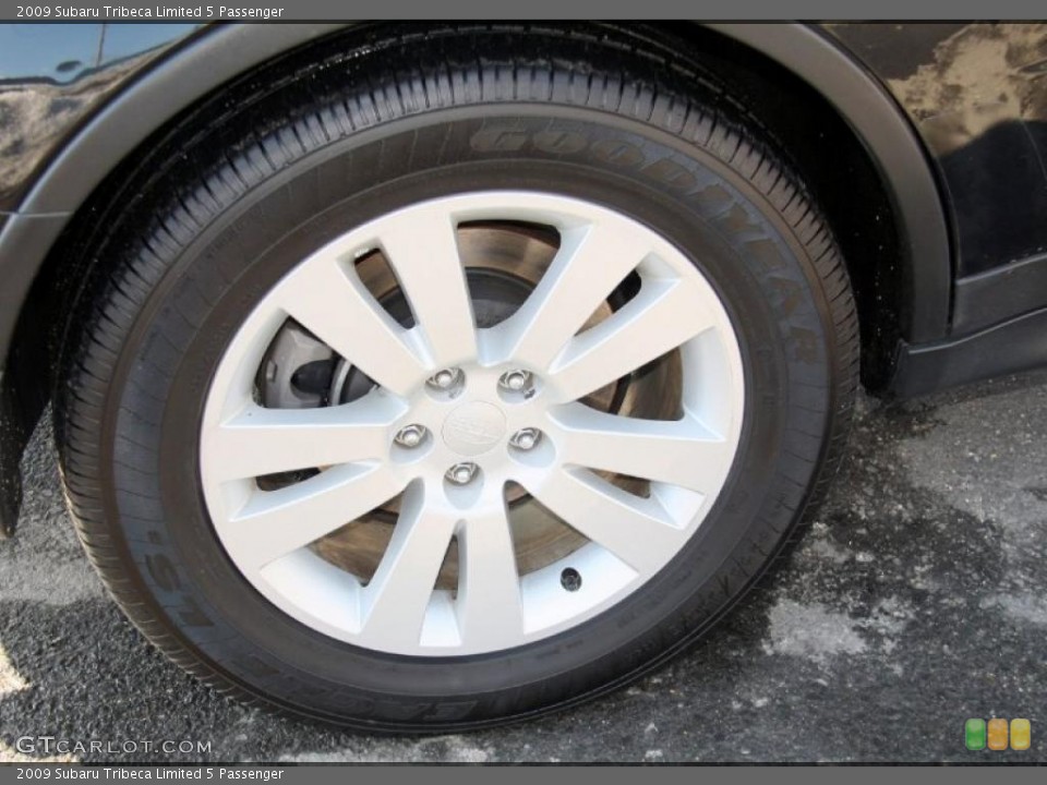 2009 Subaru Tribeca Limited 5 Passenger Wheel and Tire Photo #45400322