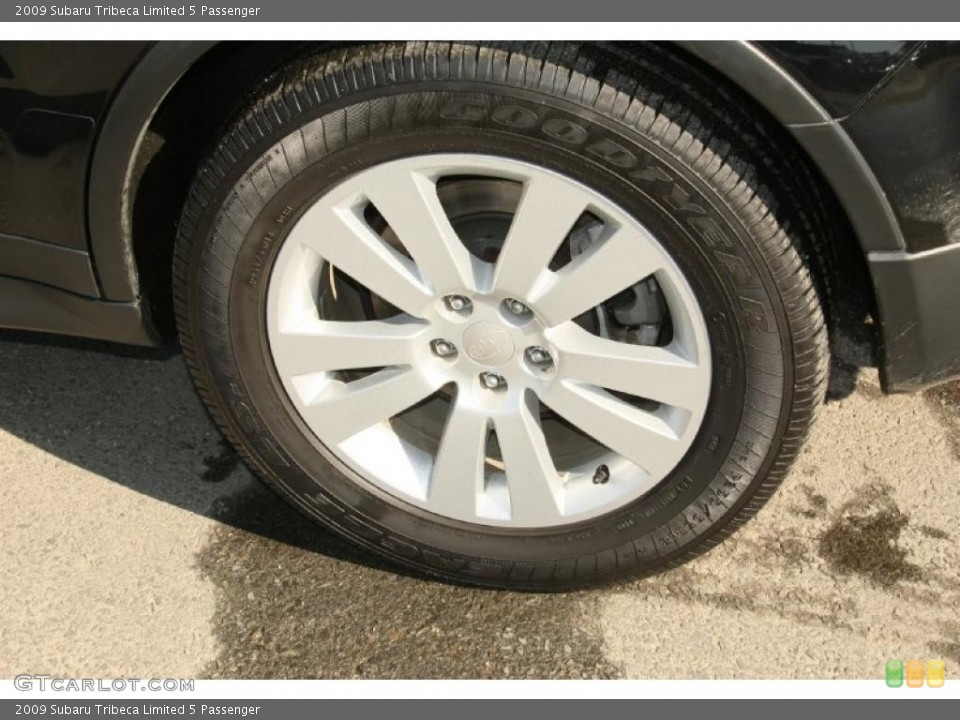 2009 Subaru Tribeca Limited 5 Passenger Wheel and Tire Photo #45400334