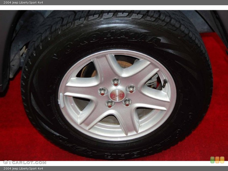 2004 Jeep Liberty Sport 4x4 Wheel and Tire Photo #45406687