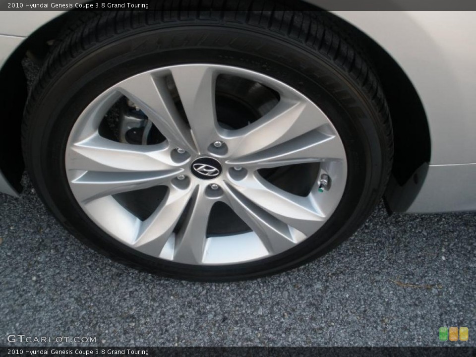 2010 Hyundai Genesis Coupe 3.8 Grand Touring Wheel and Tire Photo #45410769