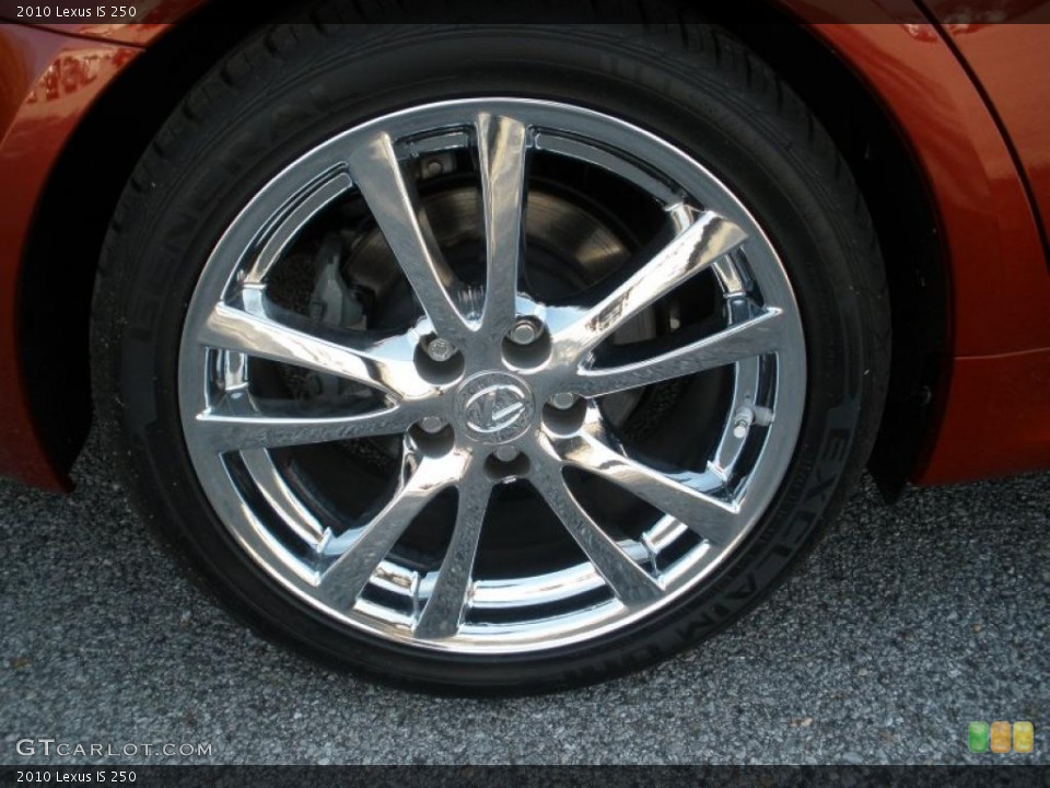 2010 Lexus IS 250 Wheel and Tire Photo #45411285