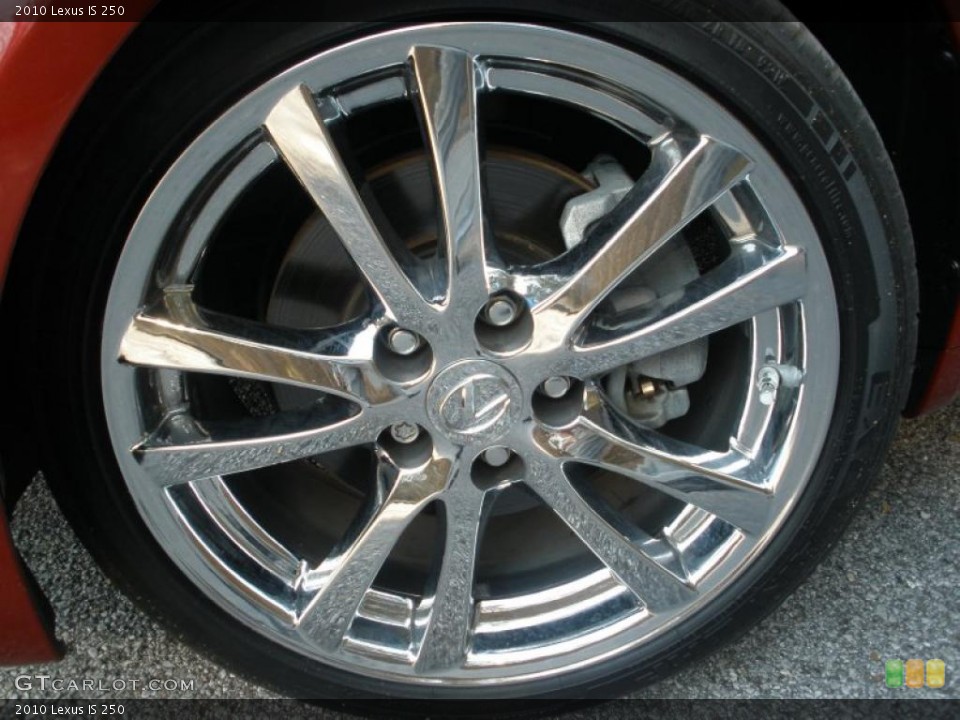 2010 Lexus IS 250 Wheel and Tire Photo #45411325