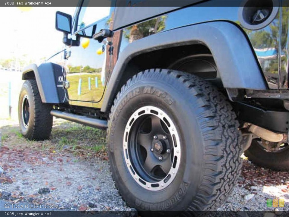 2008 Jeep Wrangler Custom Wheel and Tire Photo #45420727