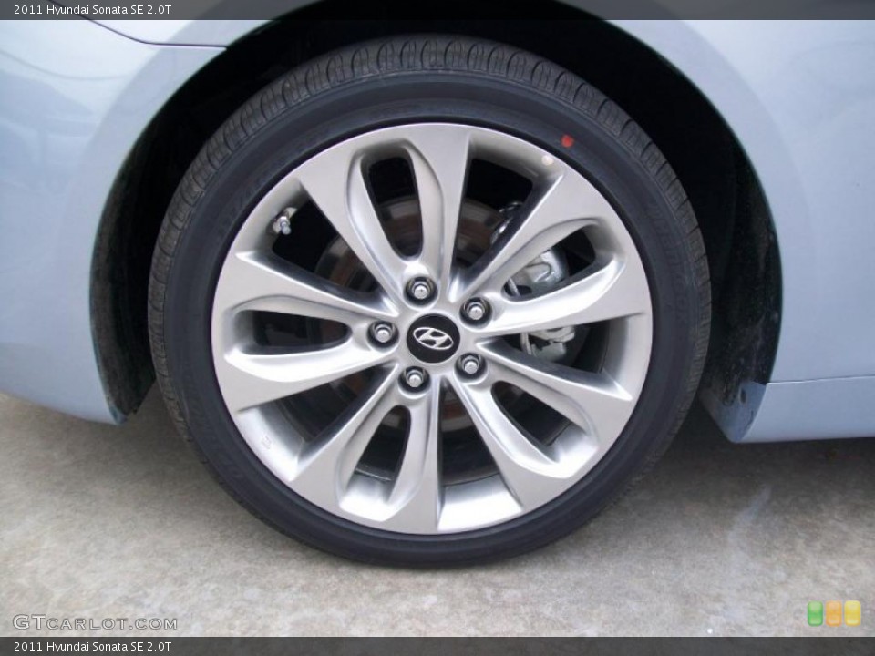 2011 Hyundai Sonata SE 2.0T Wheel and Tire Photo #45425267