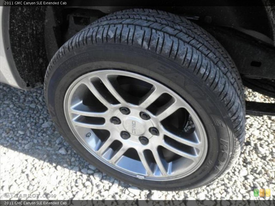 2011 GMC Canyon SLE Extended Cab Wheel and Tire Photo #45426430