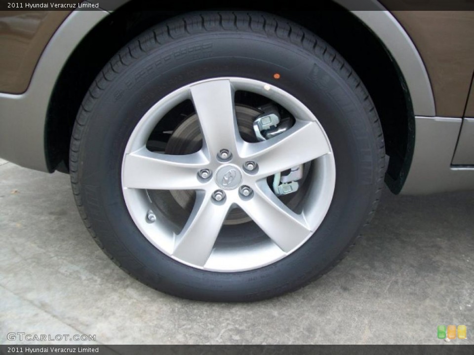 2011 Hyundai Veracruz Limited Wheel and Tire Photo #45427547