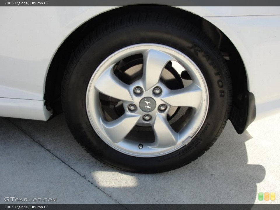 2006 Hyundai Tiburon GS Wheel and Tire Photo #45430567