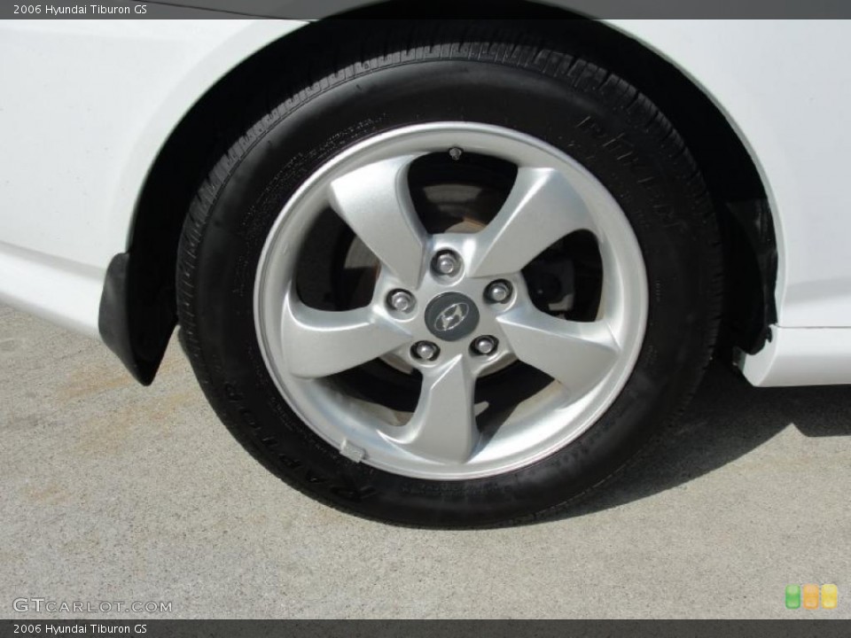 2006 Hyundai Tiburon GS Wheel and Tire Photo #45430575