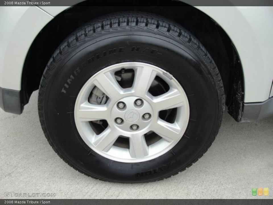 2008 Mazda Tribute i Sport Wheel and Tire Photo #45432852