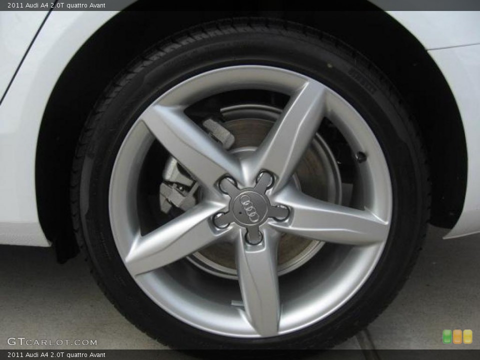 2011 Audi A4 2.0T quattro Avant Wheel and Tire Photo #45435234