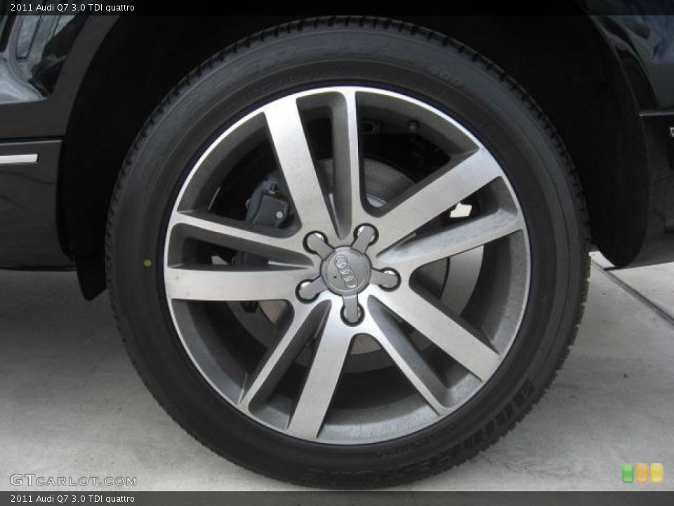 2011 Audi Q7 3.0 TDI quattro Wheel and Tire Photo #45435534