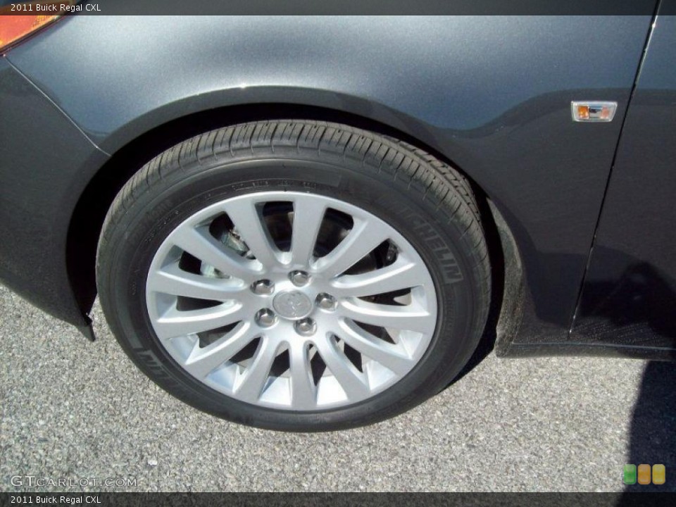 2011 Buick Regal CXL Wheel and Tire Photo #45436572