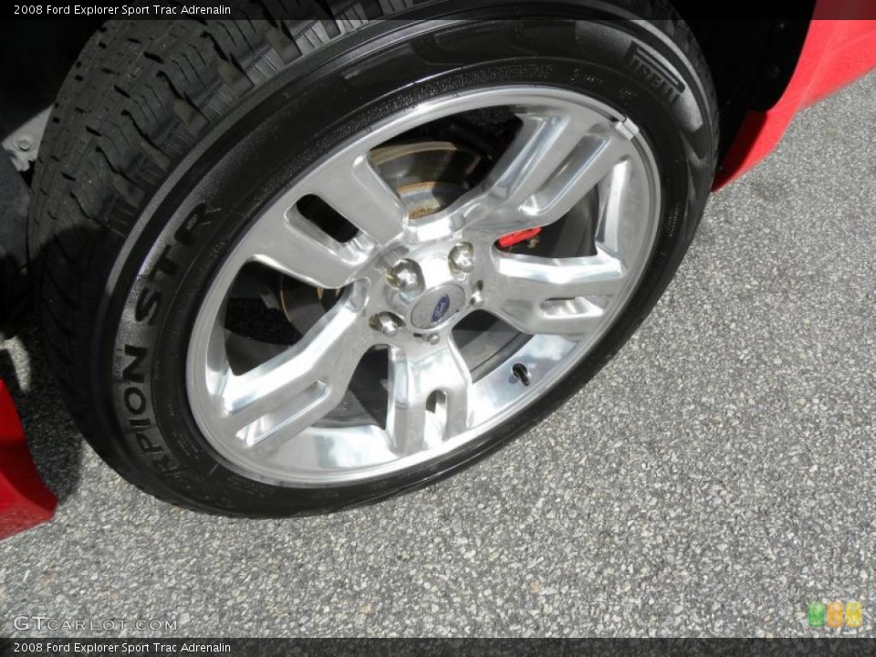 2008 Ford Explorer Sport Trac Adrenalin Wheel and Tire Photo #45438727