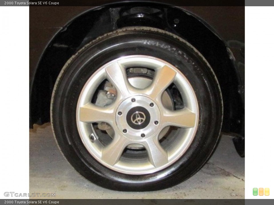 2000 Toyota Solara SE V6 Coupe Wheel and Tire Photo #45440501
