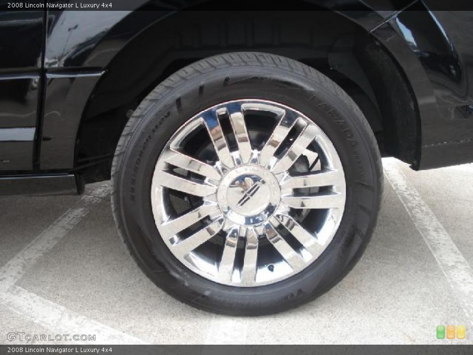 2008 Lincoln Navigator L Luxury 4x4 Wheel and Tire Photo #45442054