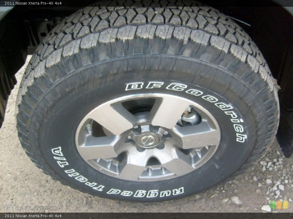 2011 Nissan Xterra Pro-4X 4x4 Wheel and Tire Photo #45456044