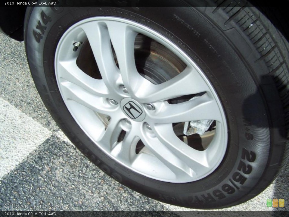 2010 Honda CR-V EX-L AWD Wheel and Tire Photo #45466400