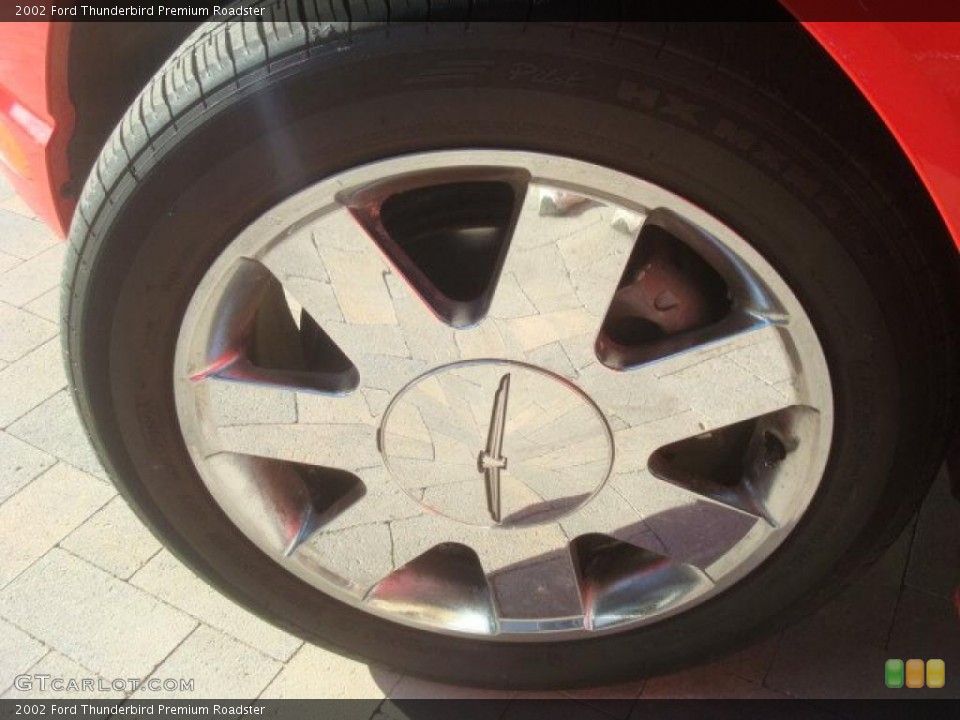 2002 Ford Thunderbird Premium Roadster Wheel and Tire Photo #45466518