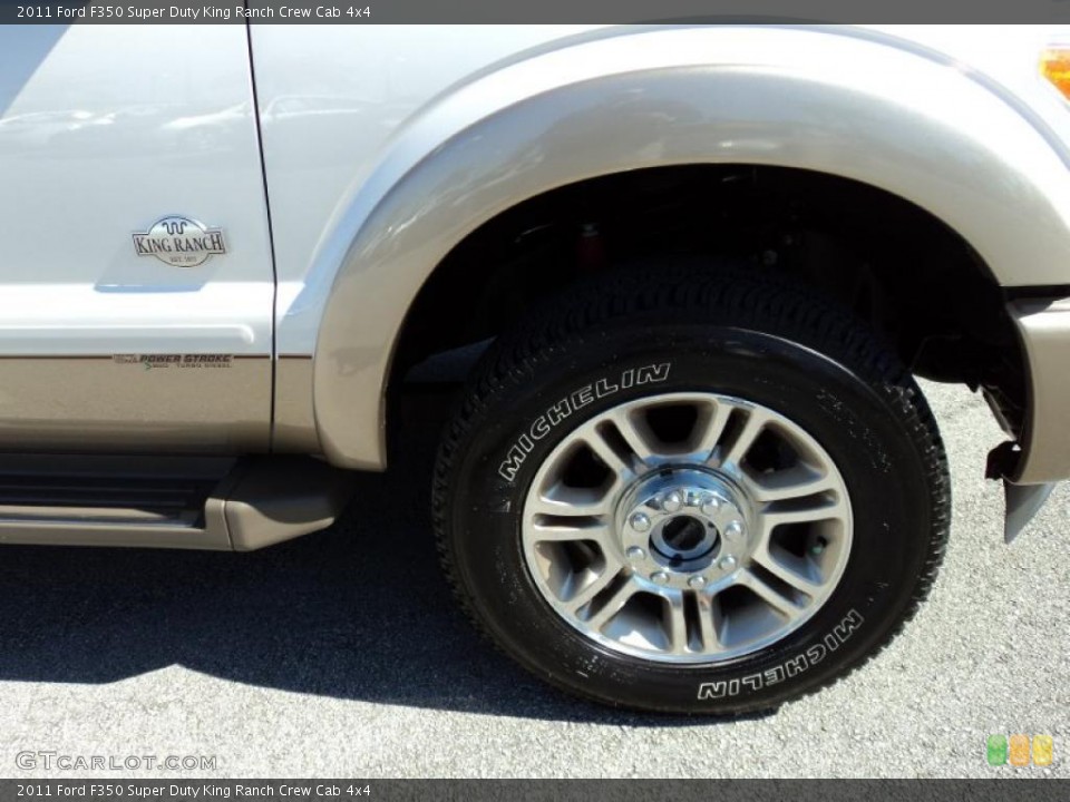 2011 Ford F350 Super Duty King Ranch Crew Cab 4x4 Wheel and Tire Photo #45472720