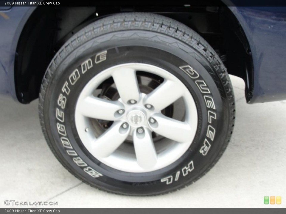 2009 Nissan Titan XE Crew Cab Wheel and Tire Photo #45480707