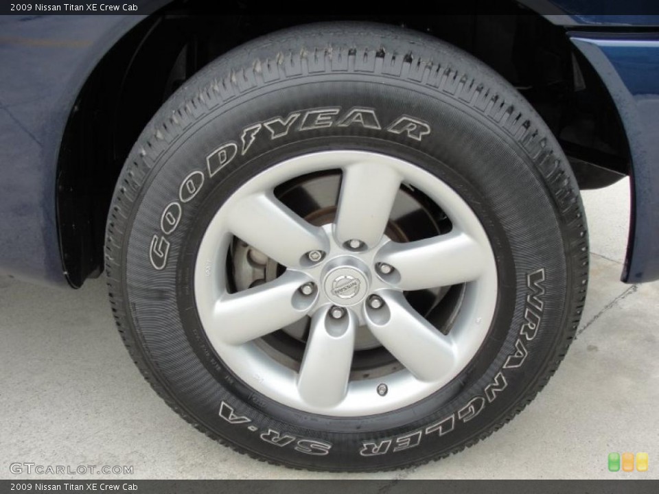 2009 Nissan Titan XE Crew Cab Wheel and Tire Photo #45480723