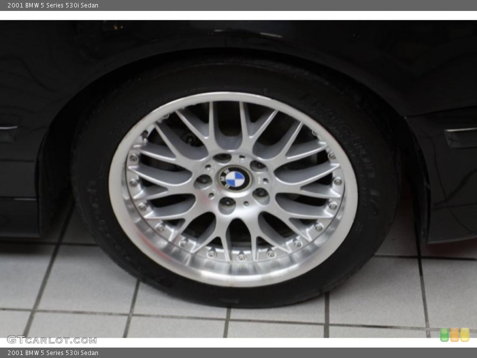 2001 BMW 5 Series 530i Sedan Wheel and Tire Photo #45483832