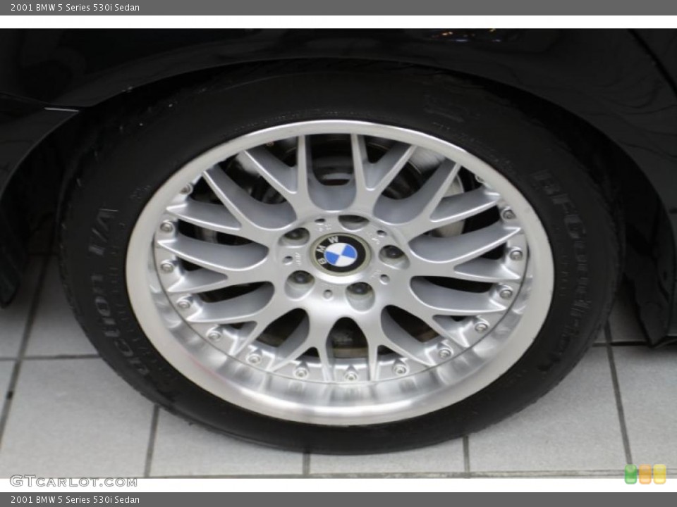 2001 BMW 5 Series 530i Sedan Wheel and Tire Photo #45483856