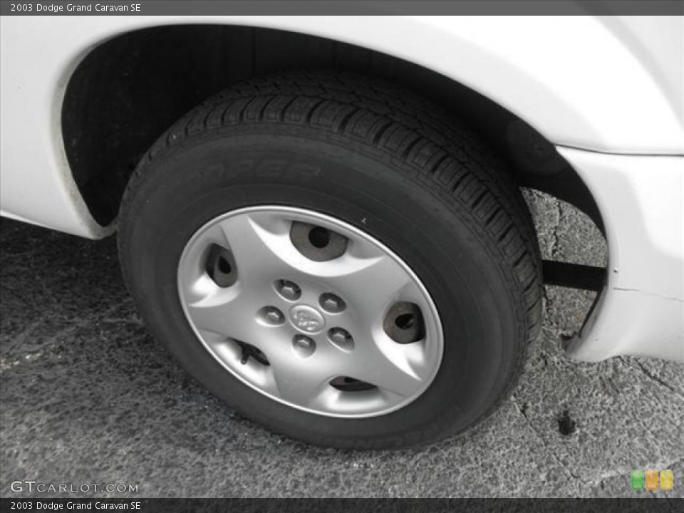 2003 Dodge Grand Caravan SE Wheel and Tire Photo #45485214
