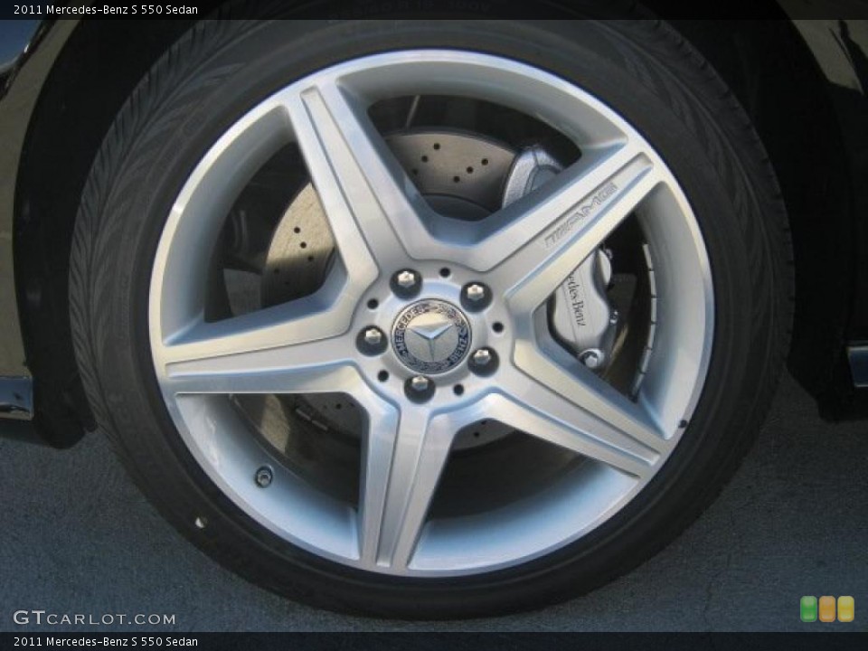 2011 Mercedes-Benz S 550 Sedan Wheel and Tire Photo #45491854