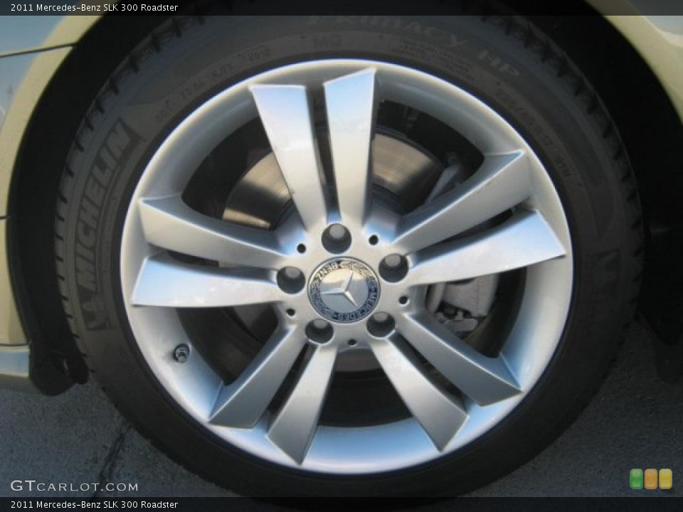 2011 Mercedes-Benz SLK 300 Roadster Wheel and Tire Photo #45492514