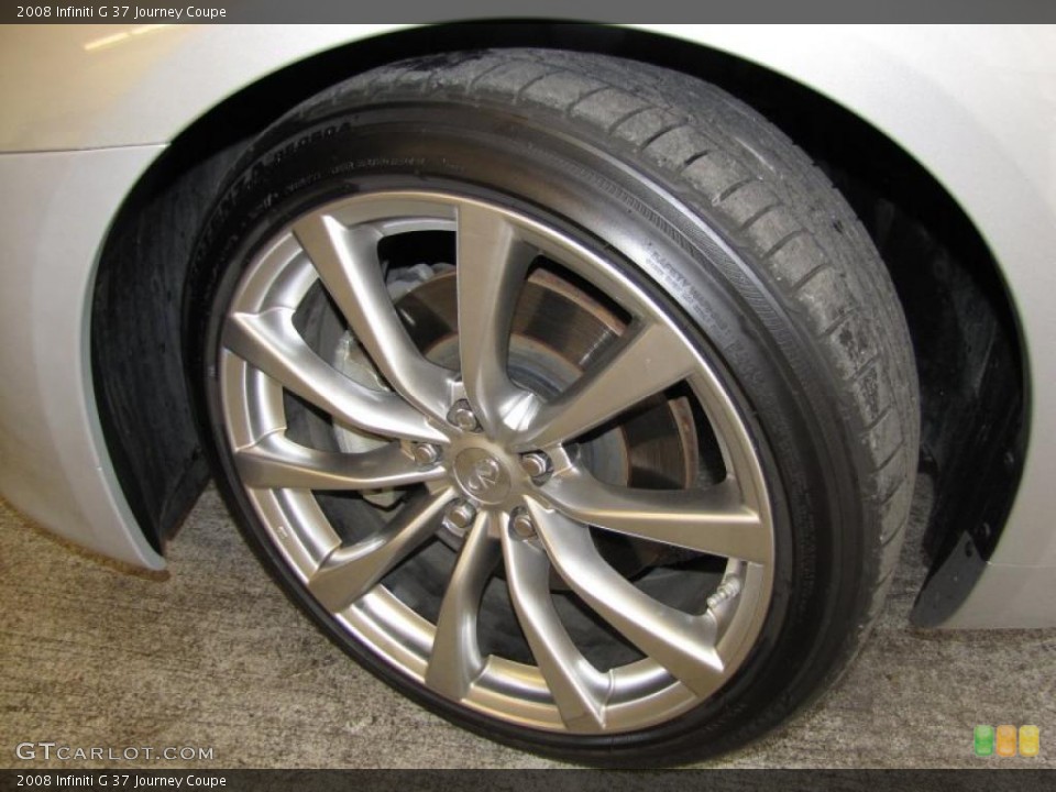 2008 Infiniti G 37 Journey Coupe Wheel and Tire Photo #45492986