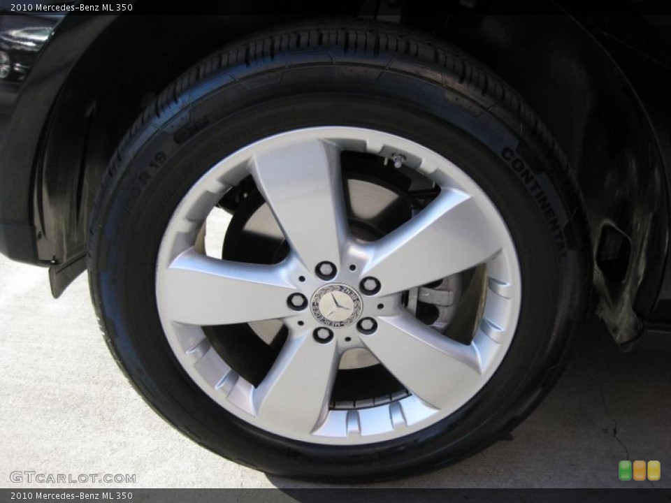 2010 Mercedes-Benz ML 350 Wheel and Tire Photo #45493795