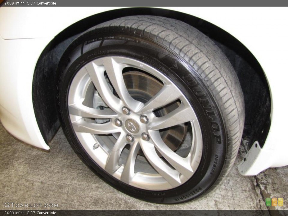 2009 Infiniti G 37 Convertible Wheel and Tire Photo #45495383