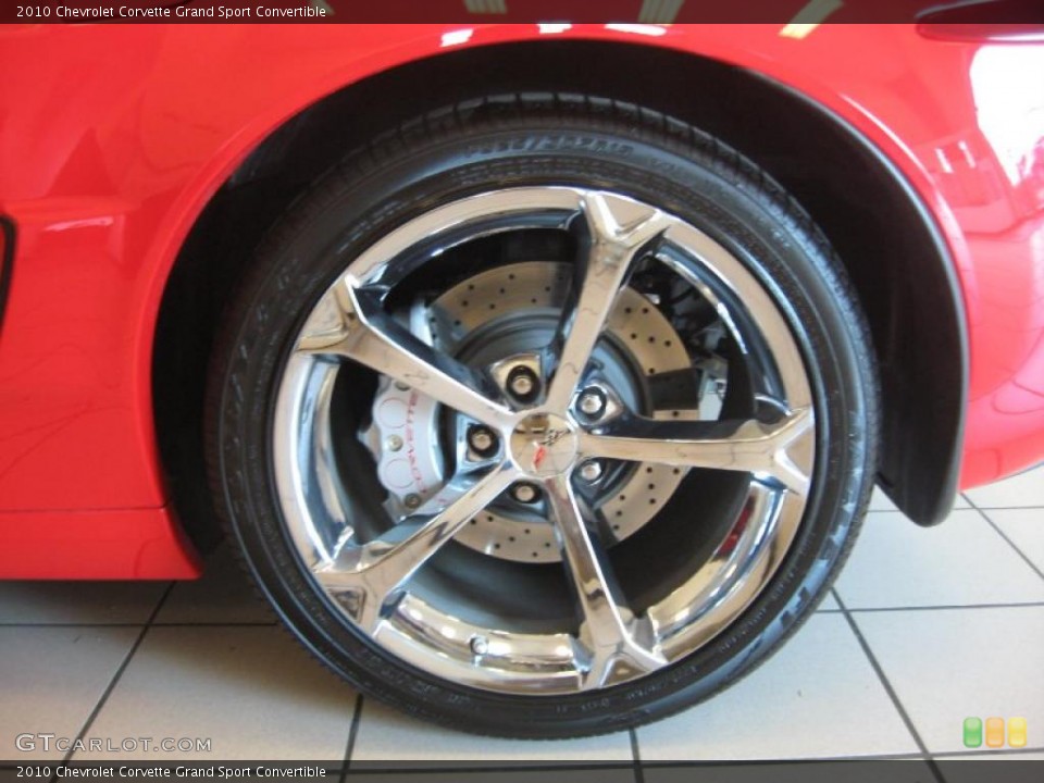 2010 Chevrolet Corvette Grand Sport Convertible Wheel and Tire Photo #45508255