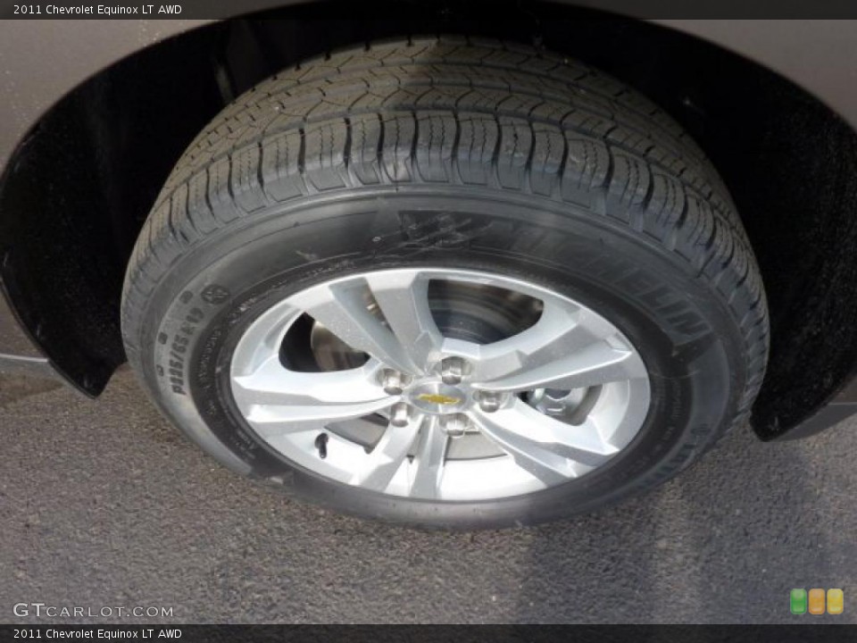 2011 Chevrolet Equinox LT AWD Wheel and Tire Photo #45510855