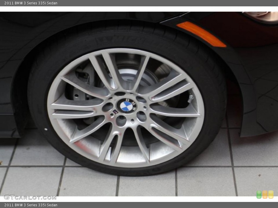 2011 BMW 3 Series 335i Sedan Wheel and Tire Photo #45511132