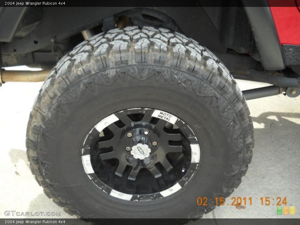 2004 Jeep Wrangler Custom Wheel and Tire Photo #45521028