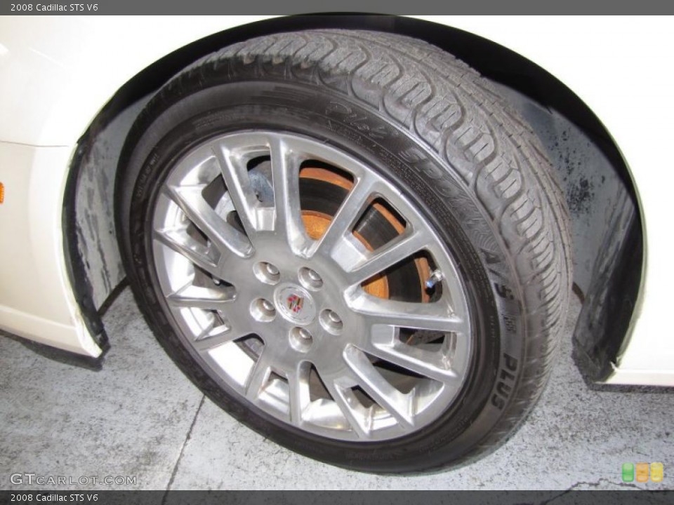 2008 Cadillac STS V6 Wheel and Tire Photo #45524452