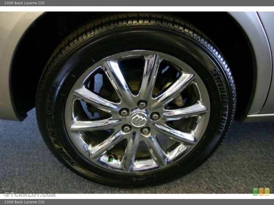 2008 Buick Lucerne CXS Wheel and Tire Photo #45530364
