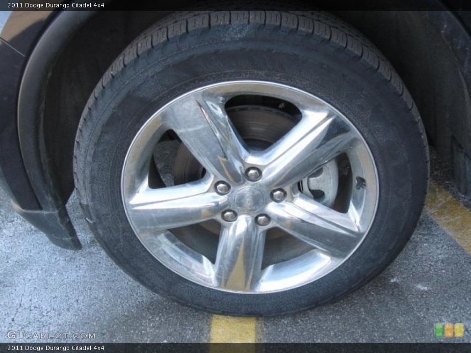 2011 Dodge Durango Citadel 4x4 Wheel and Tire Photo #45532985