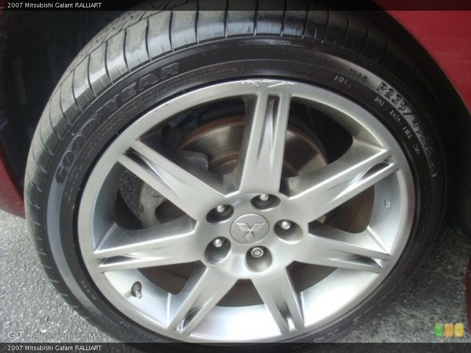 2007 Mitsubishi Galant RALLIART Wheel and Tire Photo #45535045