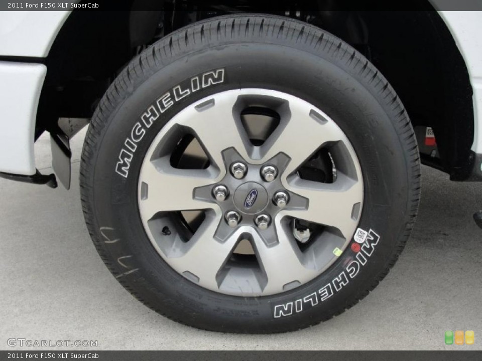 2011 Ford F150 XLT SuperCab Wheel and Tire Photo #45538127