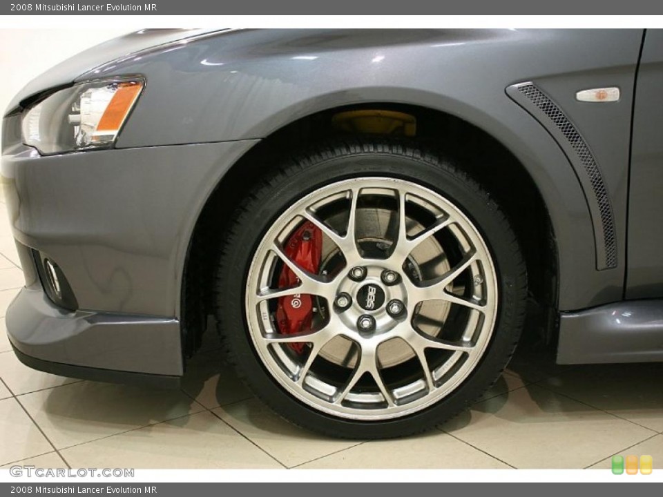 2008 Mitsubishi Lancer Evolution MR Wheel and Tire Photo #45538359