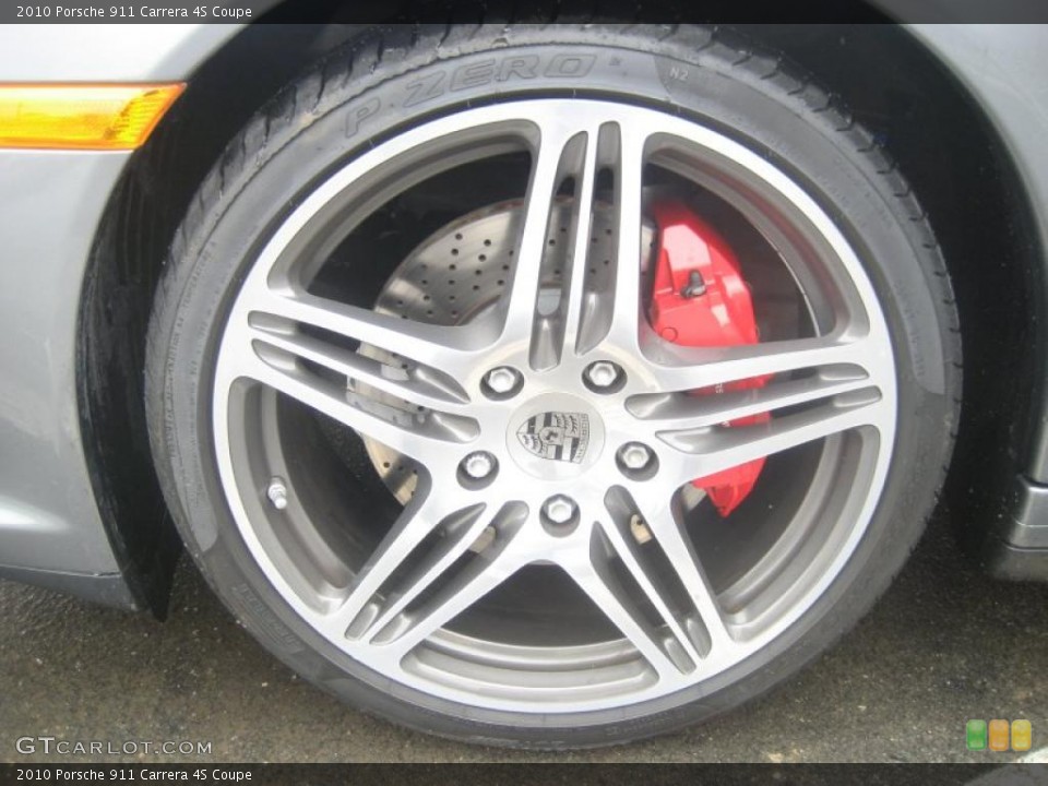 2010 Porsche 911 Carrera 4S Coupe Wheel and Tire Photo #45547601