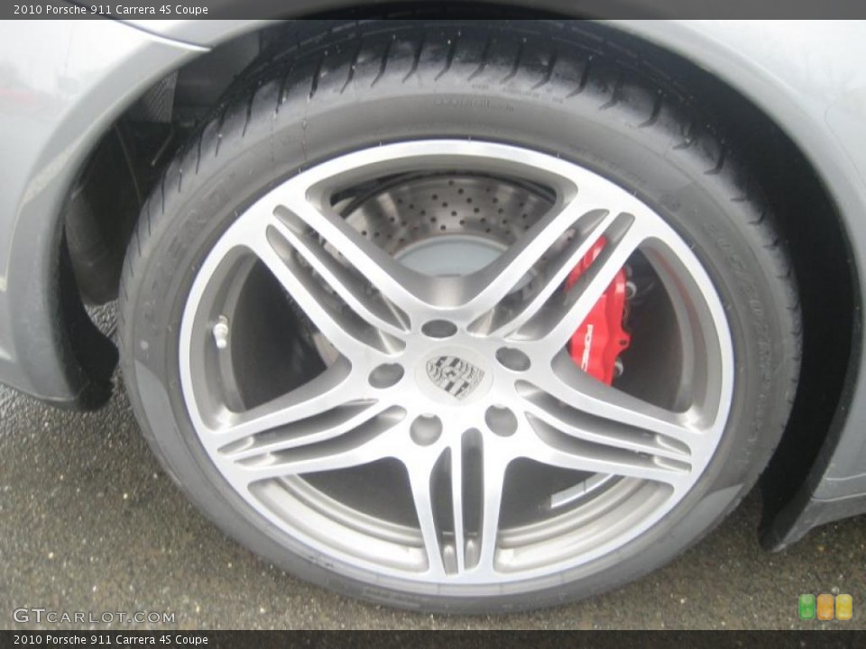 2010 Porsche 911 Carrera 4S Coupe Wheel and Tire Photo #45547617