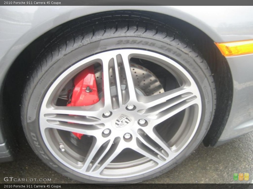 2010 Porsche 911 Carrera 4S Coupe Wheel and Tire Photo #45547625
