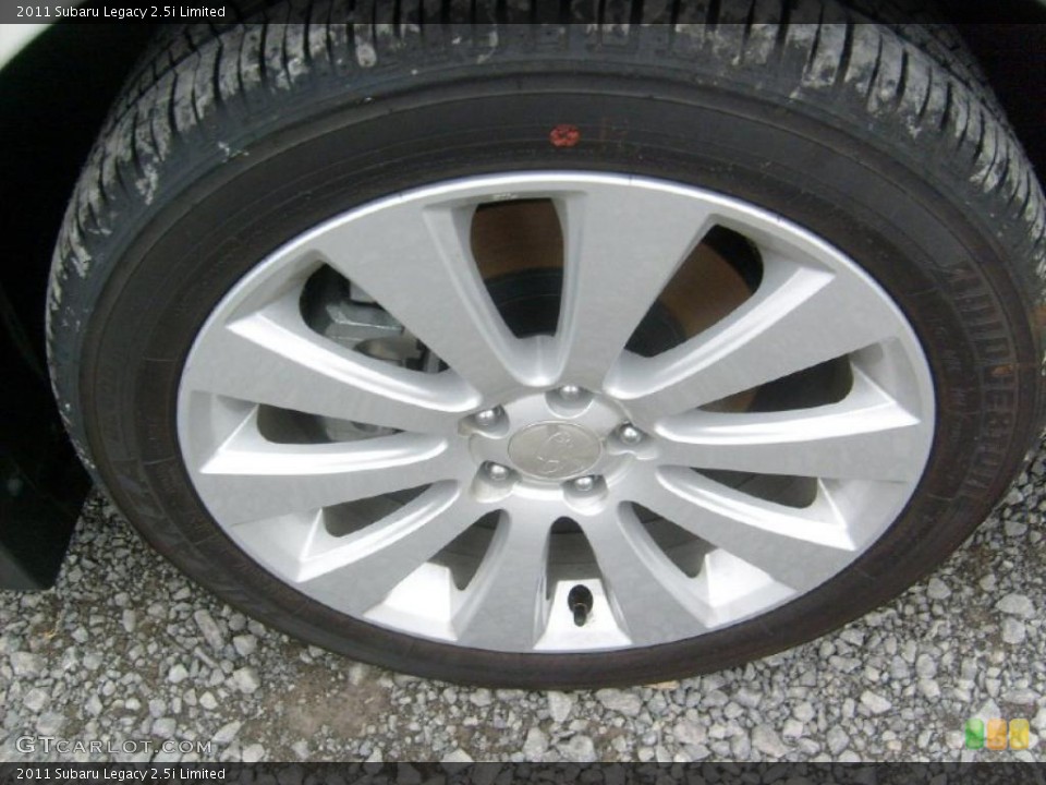 2011 Subaru Legacy 2.5i Limited Wheel and Tire Photo #45556313