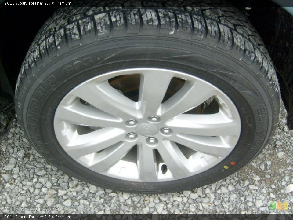 2011 Subaru Forester 2.5 X Premium Wheel and Tire Photo #45566299